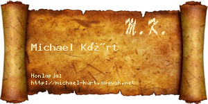 Michael Kürt névjegykártya